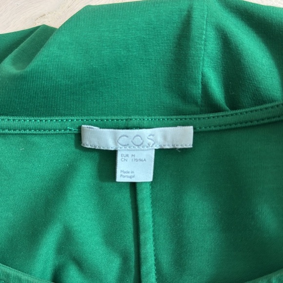 COS Green Sheath Dress with Dolman Sleeves Eur Medium - Picture 6 of 9